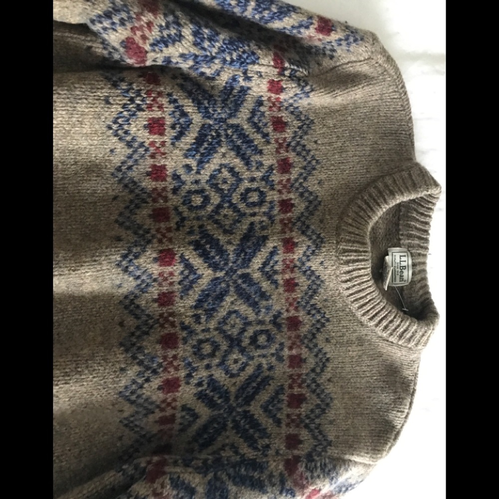 LL Bean women’s wool sweater